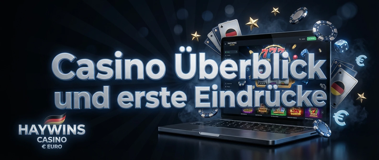Casino Überblick und erste Eindrücke